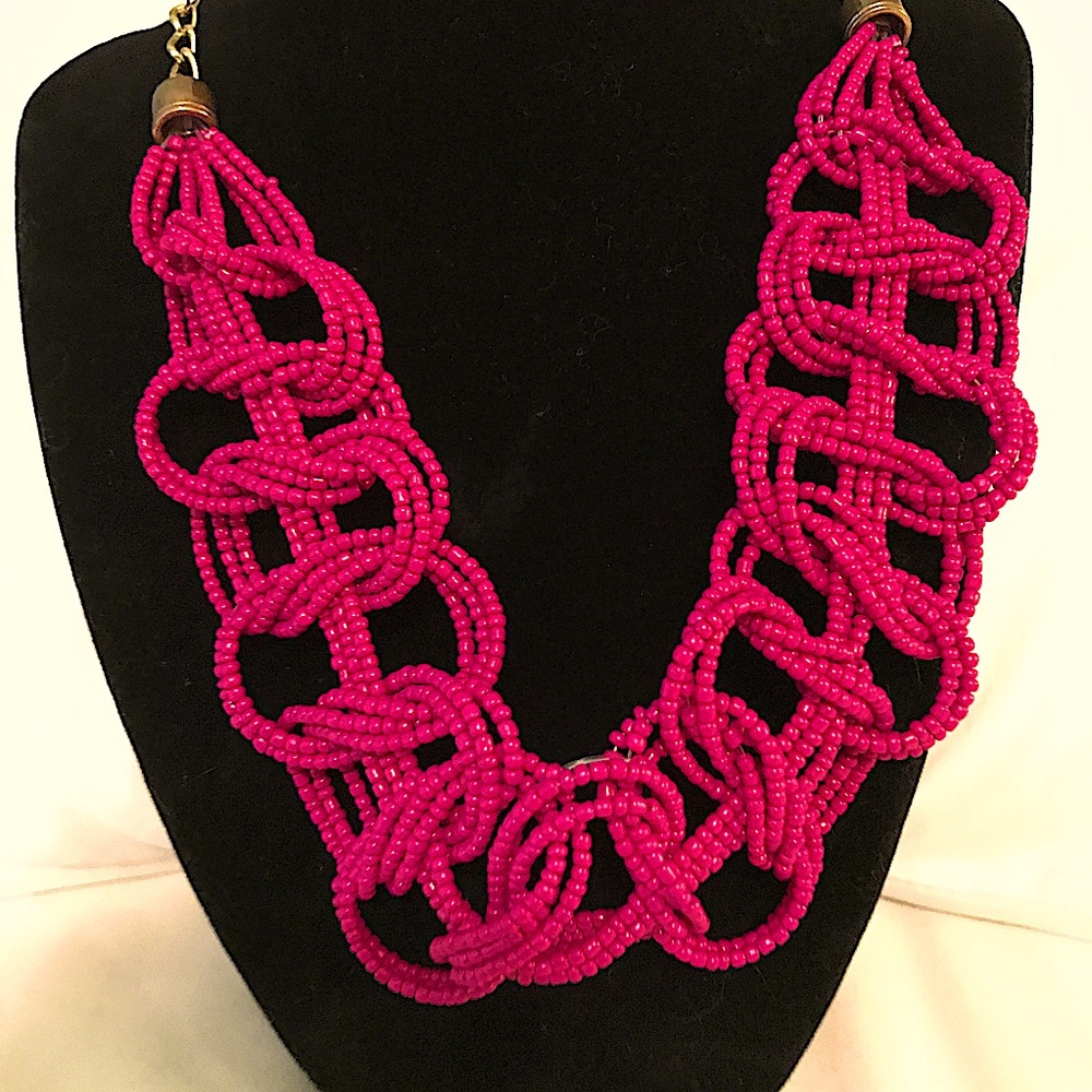 Talbots Pink Statement Necklace